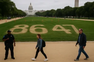 "86 47" auf Grünfläche entdeckt: Polizei ermittelt wegen mutmaßlicher Trump-Bedrohung