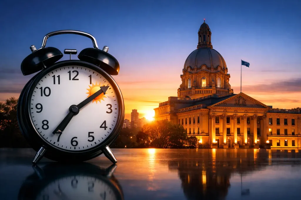 Alberta plant dauerhafte Umstellung auf Sommerzeit