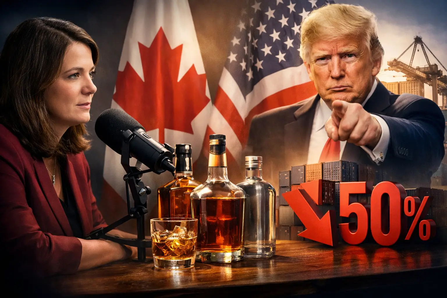 Alberta-Premierin lehnt Alkohol-Verbot als Reaktion auf Trumps Drohungen ab