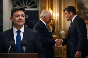 Andy Burnham als neuer Premierminister des UK vereidigt – Nachfolge von Starmer