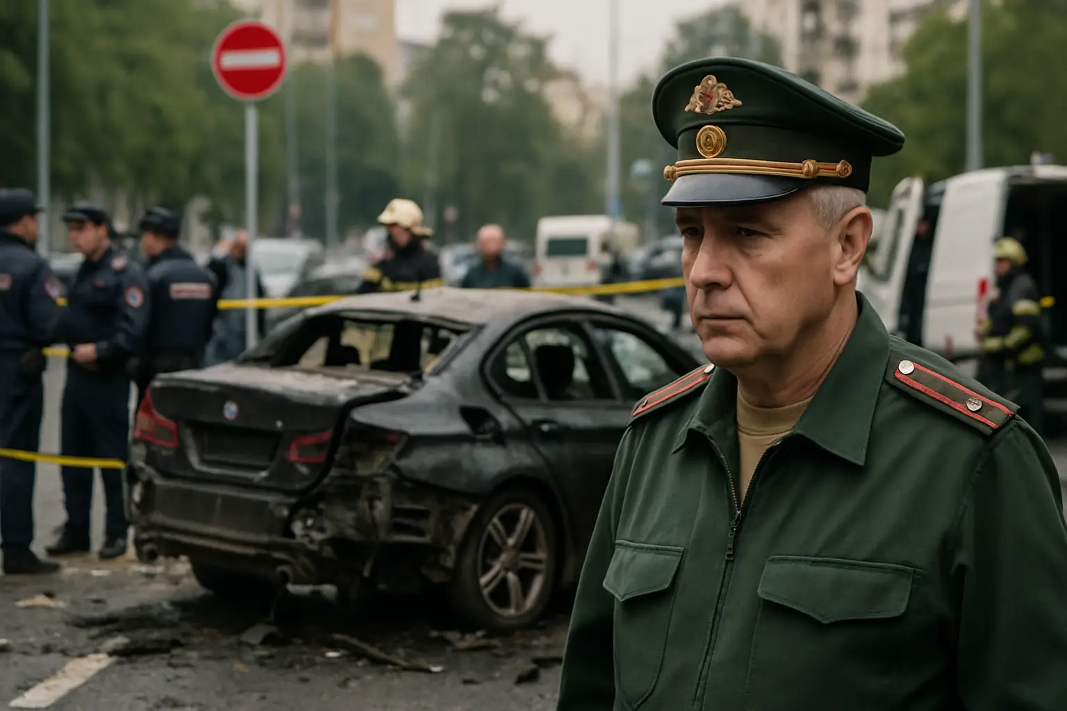 Auf der Feindliste der Ukrainer: Anschlag in Moskau soll hochrangigen Militär getroffen haben
