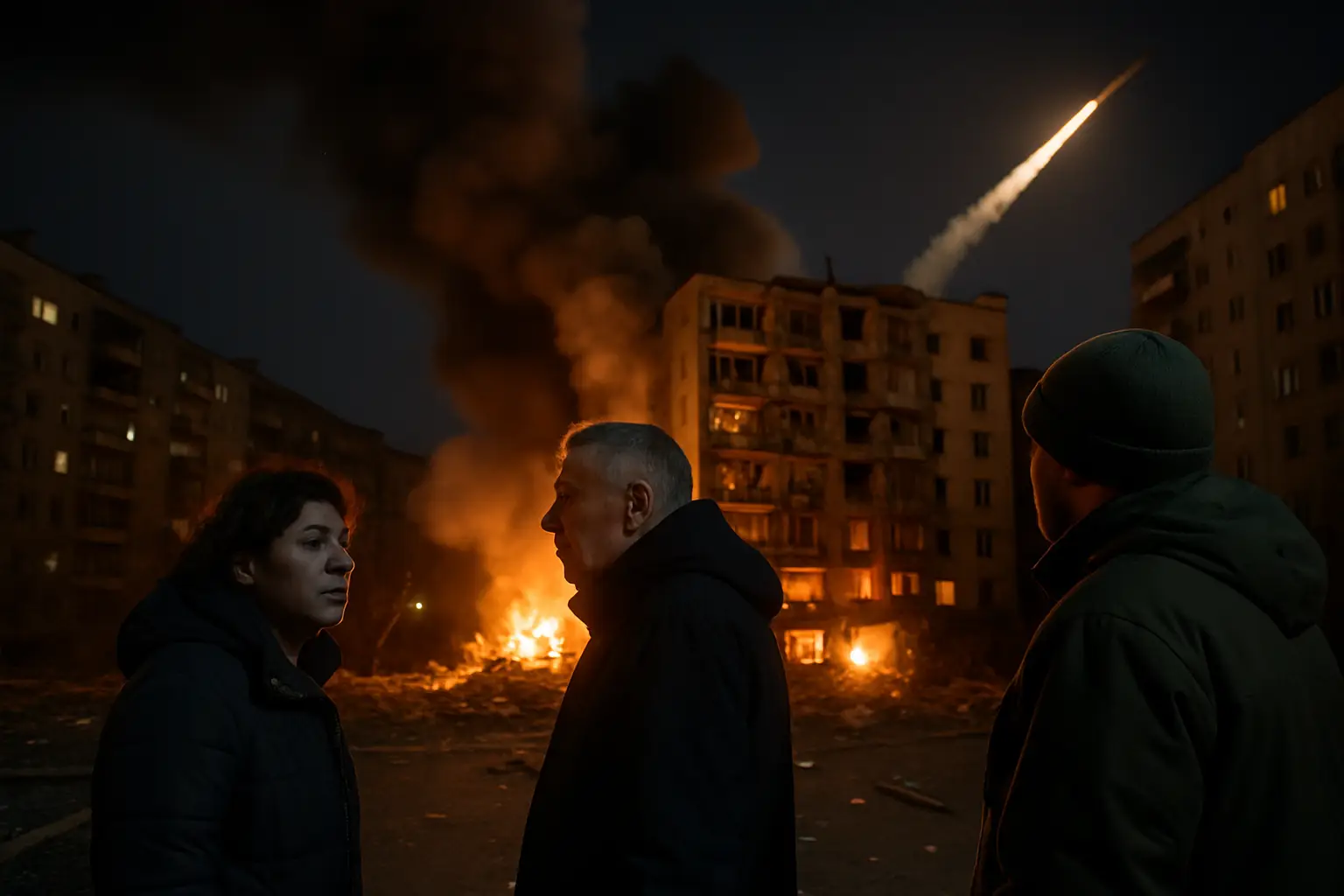 Ausmaß der Schäden noch unklar: Heftige Explosionen in Kiew - Russland greift mit ballistischen Raketen an