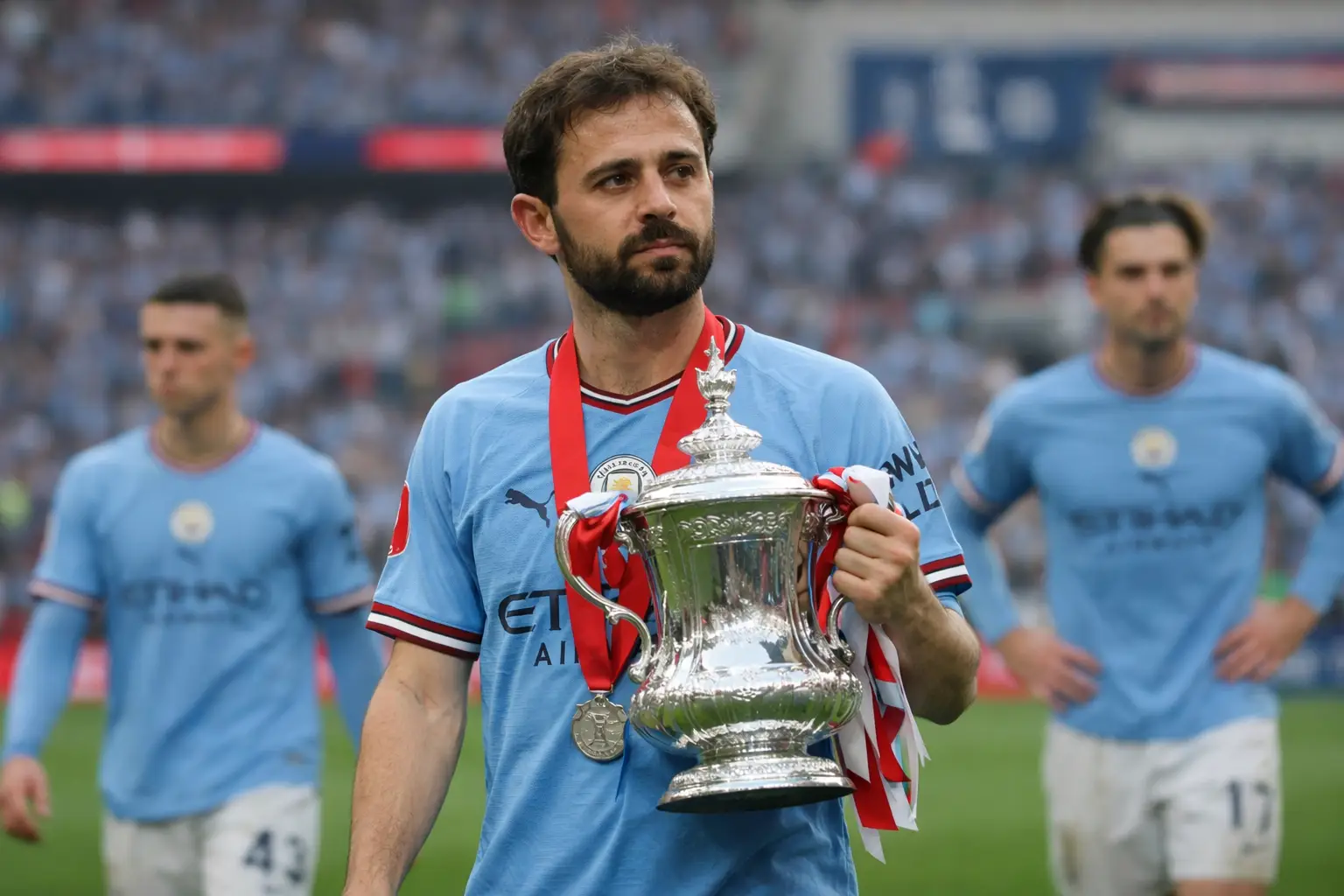 Bernardo Silva zufrieden mit FA-Cup, will Premier-League-Titel gewinnen