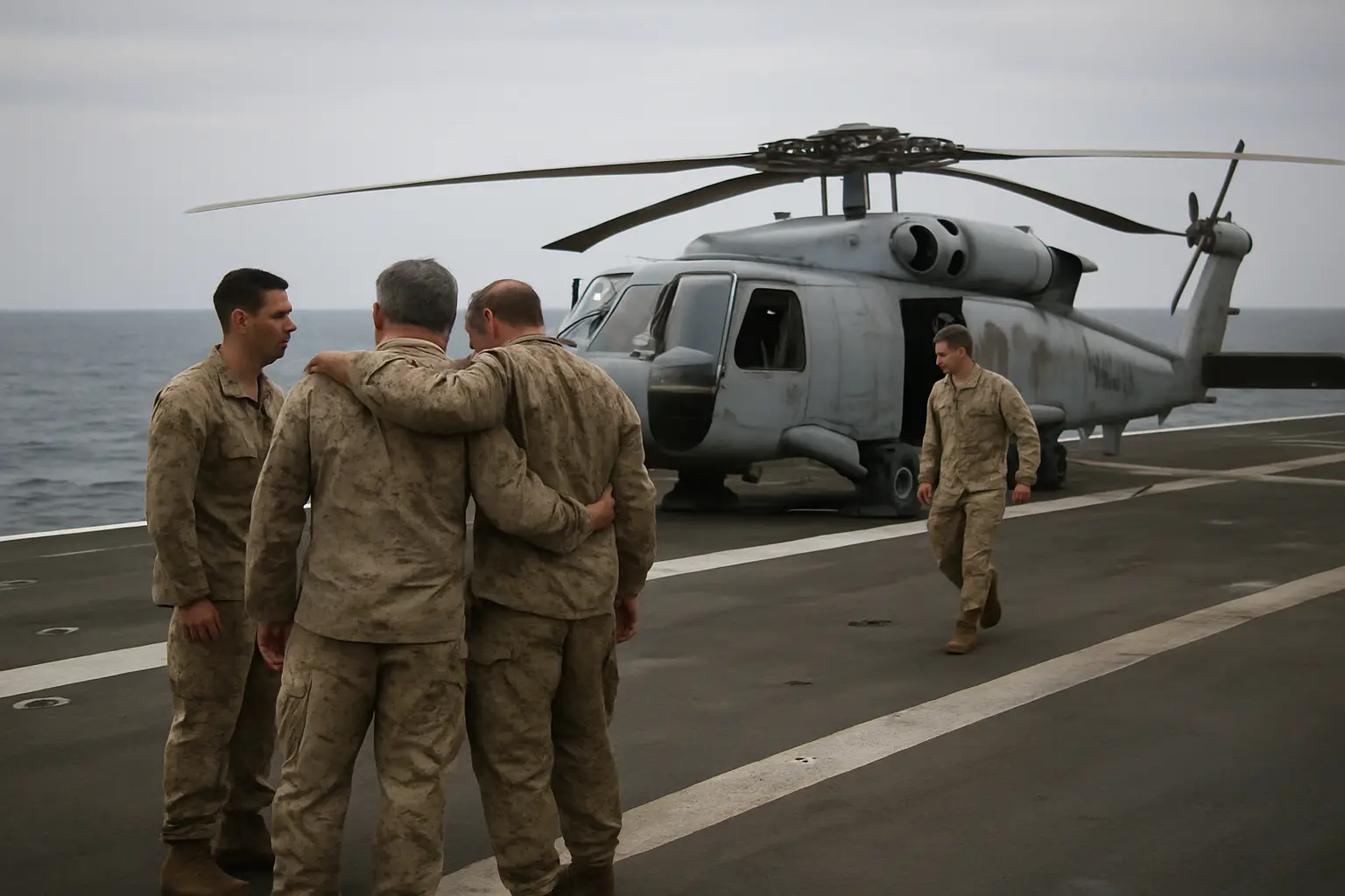 Besatzungsmitglied vermisst: US-Helikopter muss im Arabischen Meer notlanden