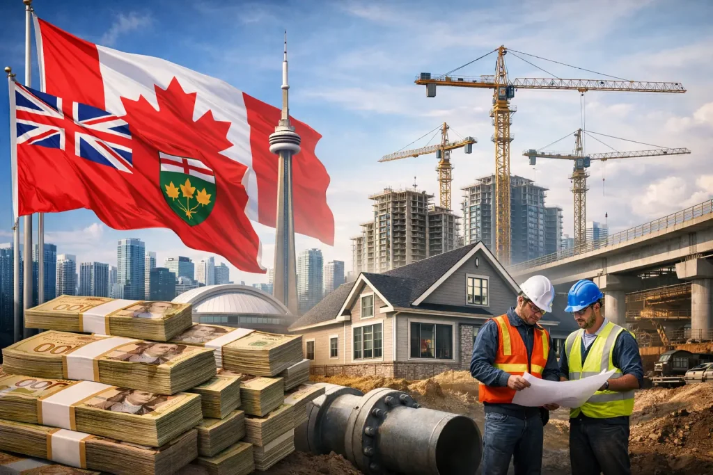Bund und Ontario unterzeichnen 8,8 Mrd. Deal zur Senkung der Erschließungsbeiträge