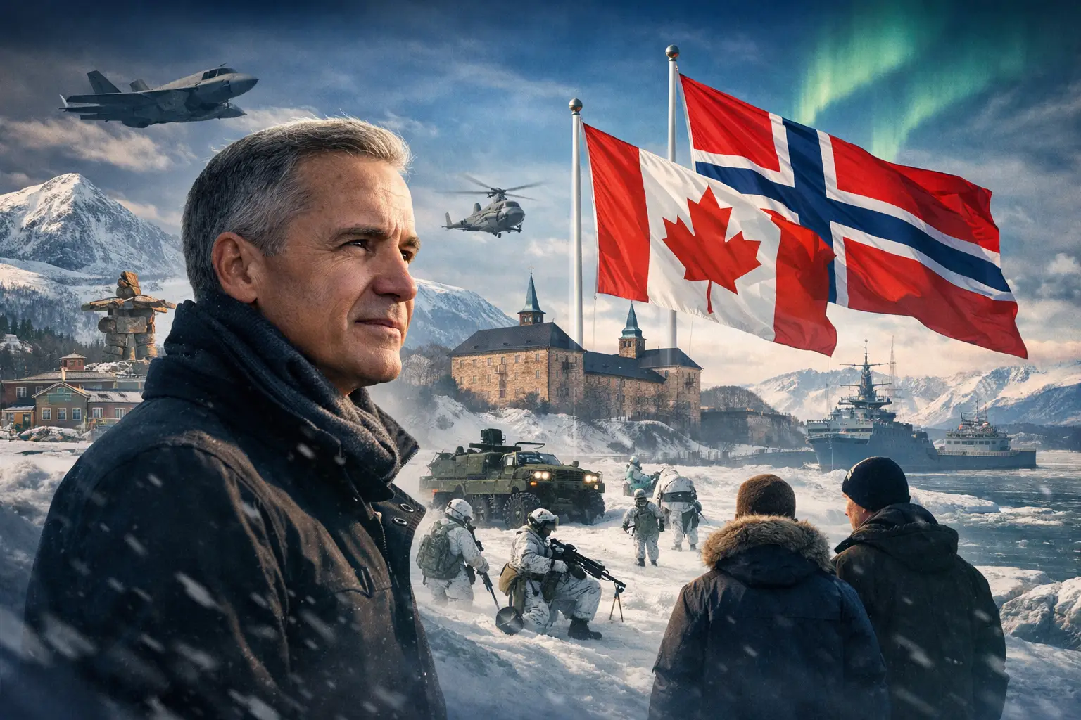 Carney reist nach Yellowknife und Norwegen mit Verteidigungsfokus