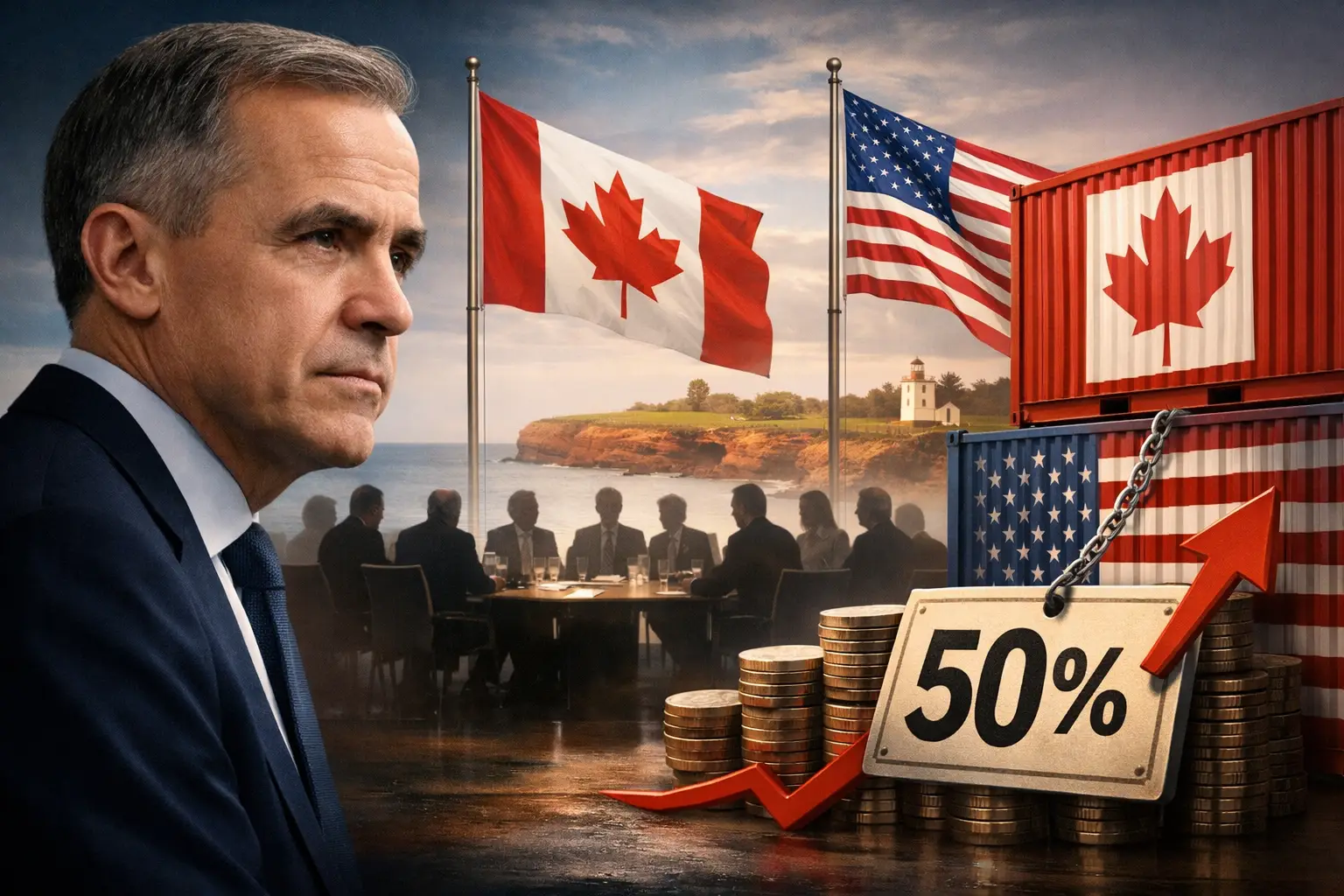 Carney trifft Premierminister in P.E.I. vor neuen Trump-Zöllen