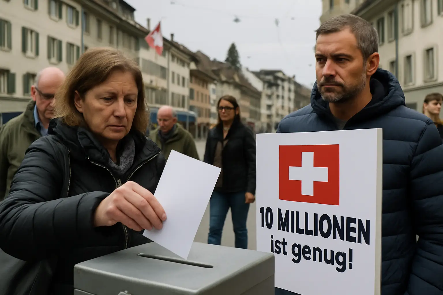 Deckelung der Einwohnerzahl: Hochrechnung: Schweizer Migrations-Referendum scheitert