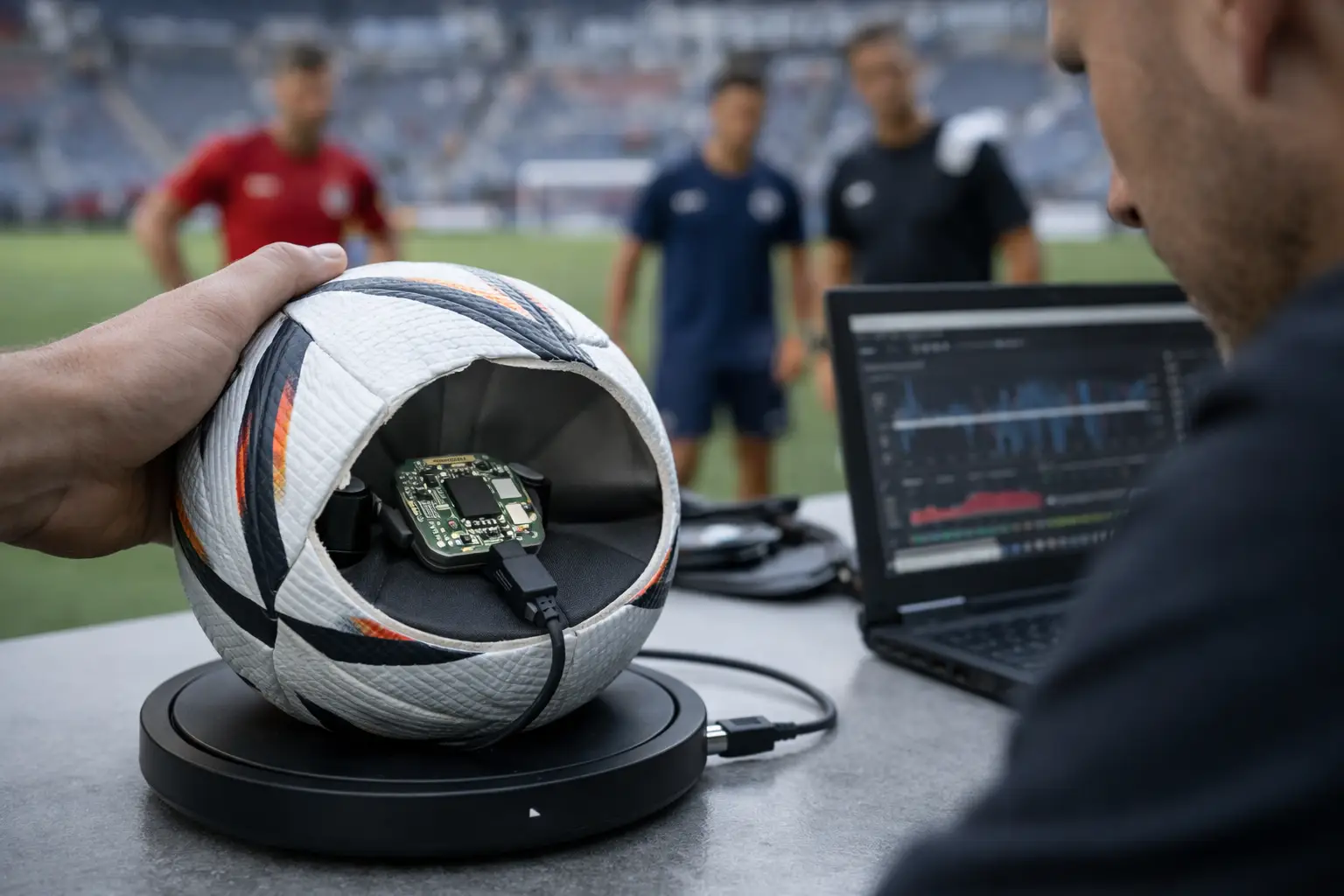 Der WM-Ball braucht Strom: Die Technik hinter TRIONDA erklärt