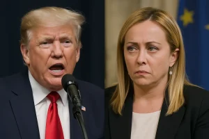 "Die USA im Stich gelassen": Trump legt nach: Meloni "steht in Beliebtheitsskala schlecht da"