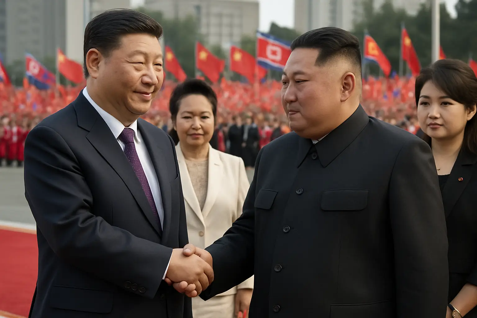 Diplomatie, Militär, Wirtschaft: China und Nordkorea brechen zu "neuen Höhen" auf