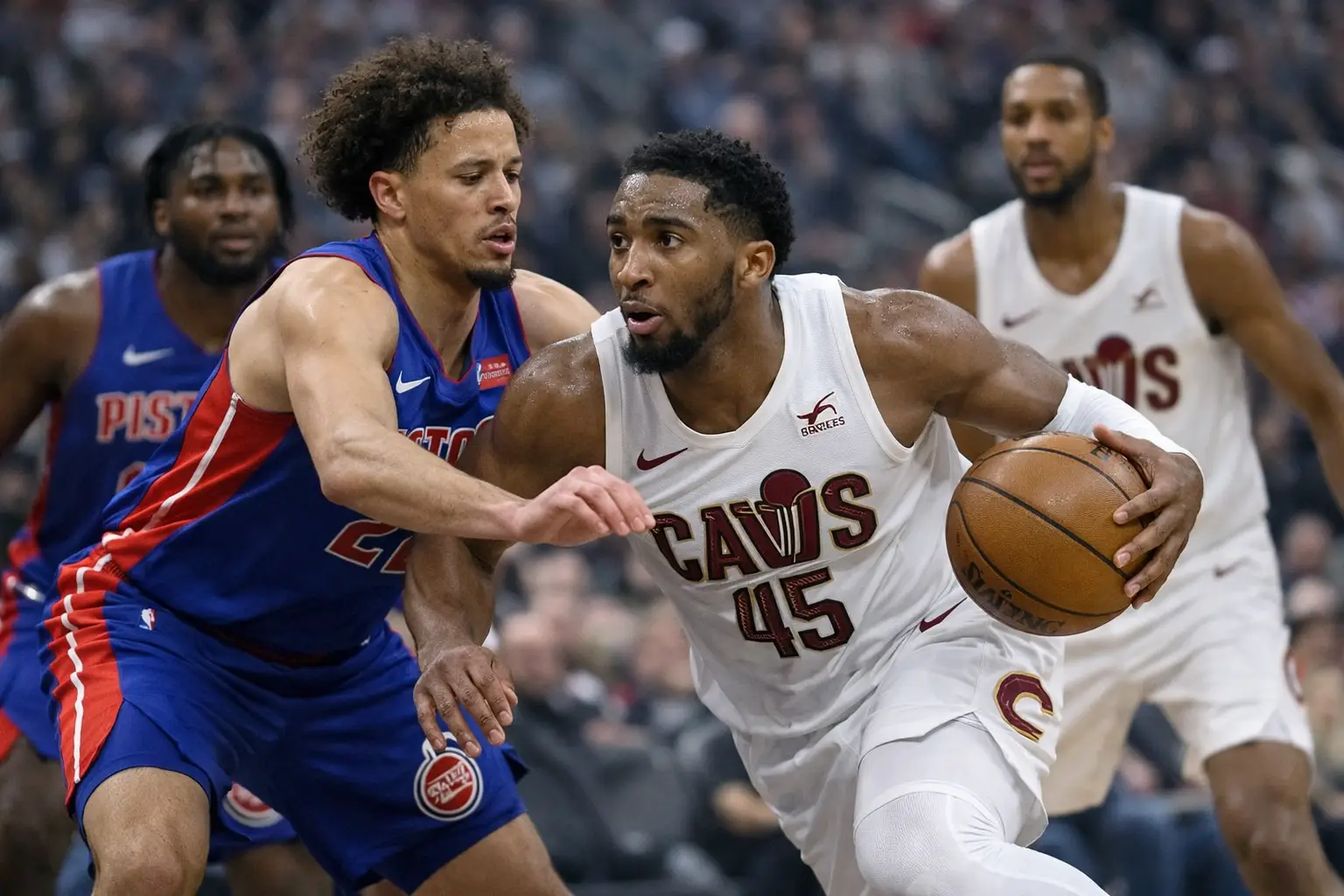 Donovan Mitchells zweite Halbzeit gleicht Cavaliers-Pistons-Serie aus