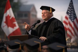 Dr. Doug Ford betont pro-handelsfreundliche Botschaft an Michigan Universität