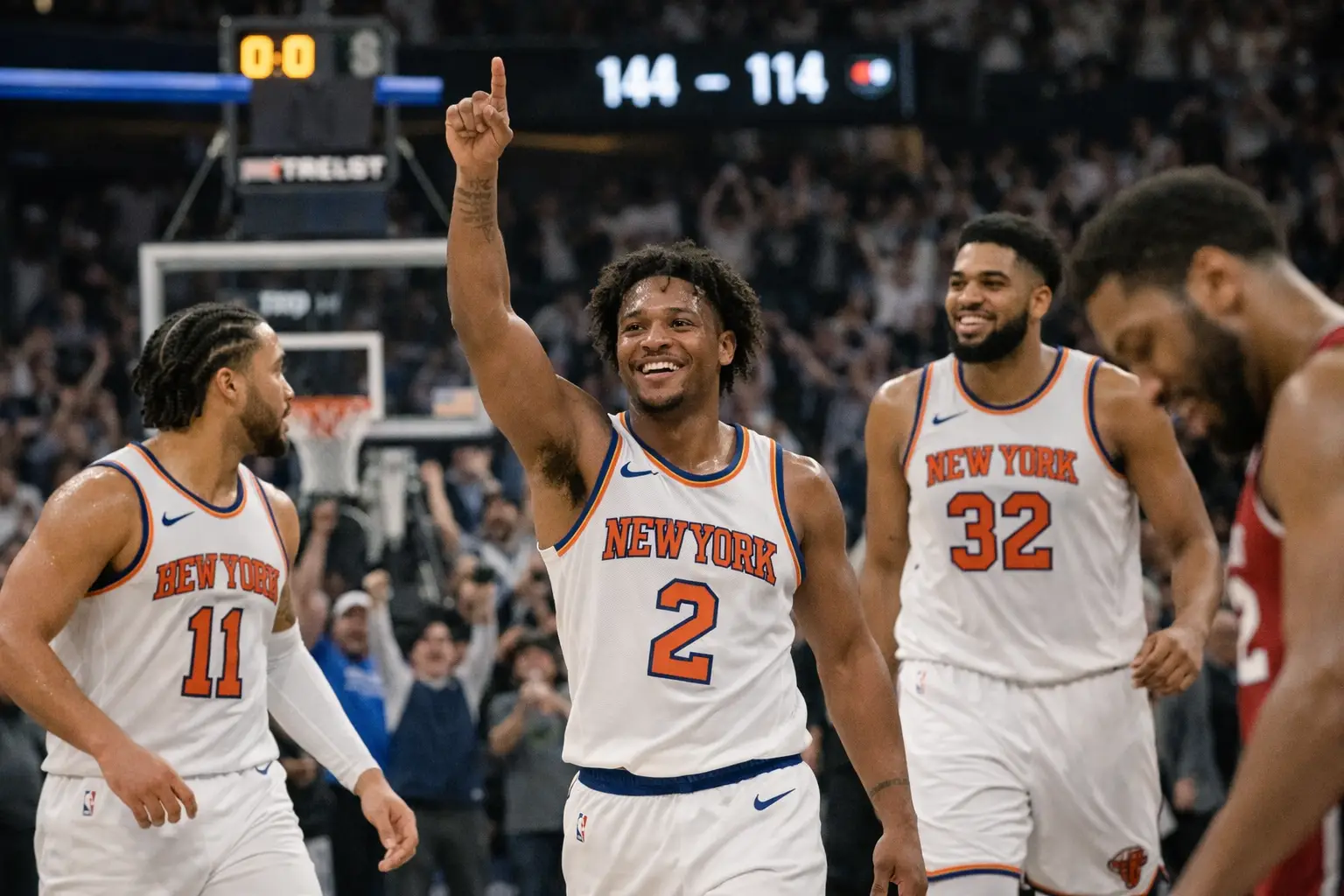 Dreier-Rekord unterstreicht die historische Playoff-Saison der Knicks