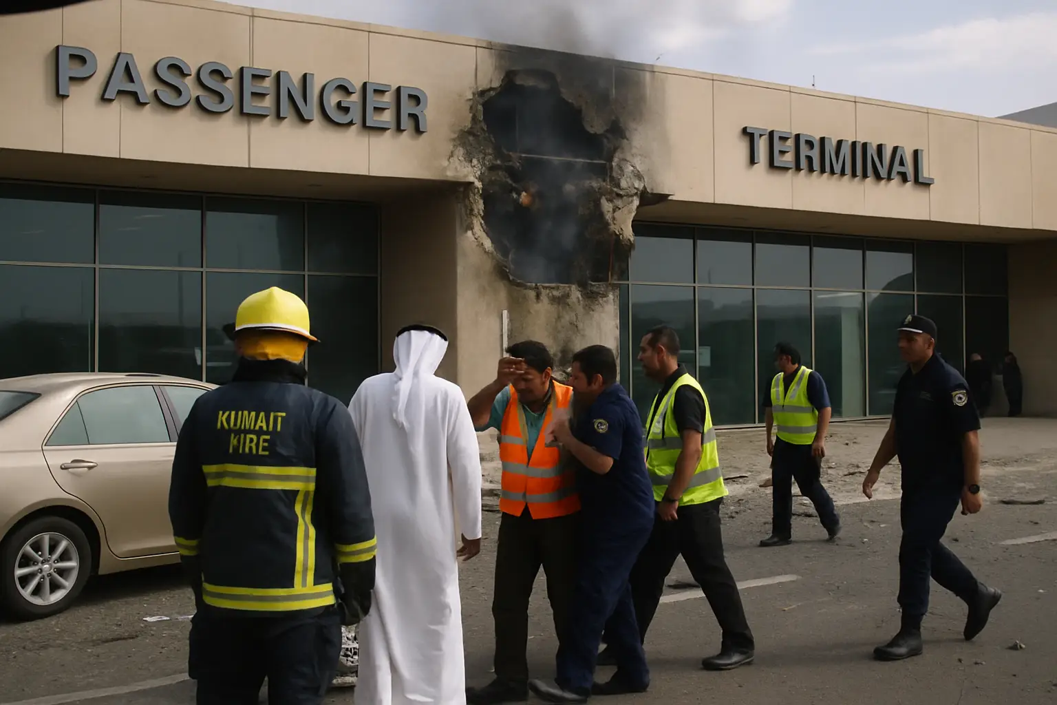 Drohne trifft Flughafen in Kuwait - ein Toter und mehrere Verletzte
