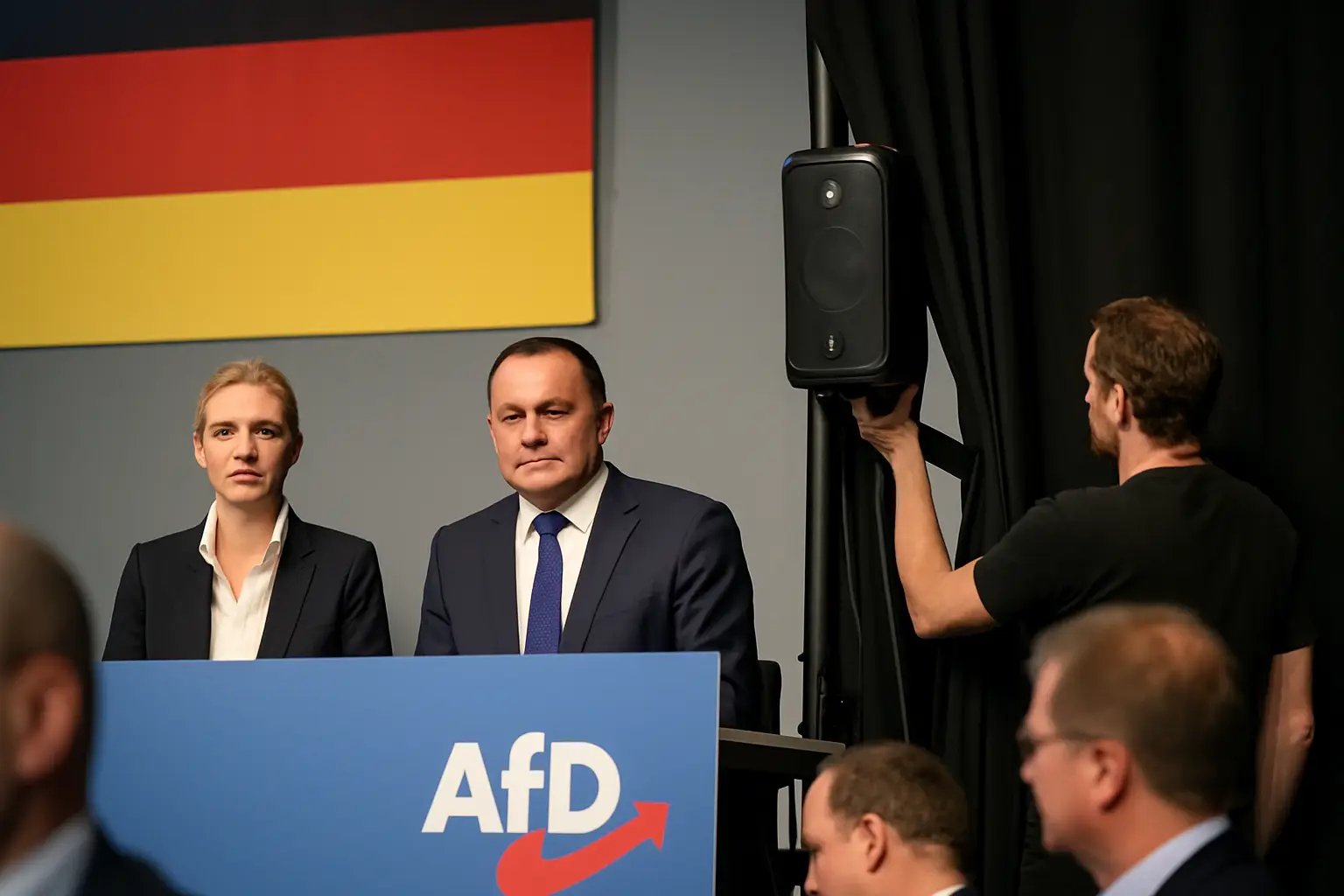 Dunkle Seite der Macht am Werk?: Plötzliche Star-Wars-Musik irritiert bei AfD-Parteitag