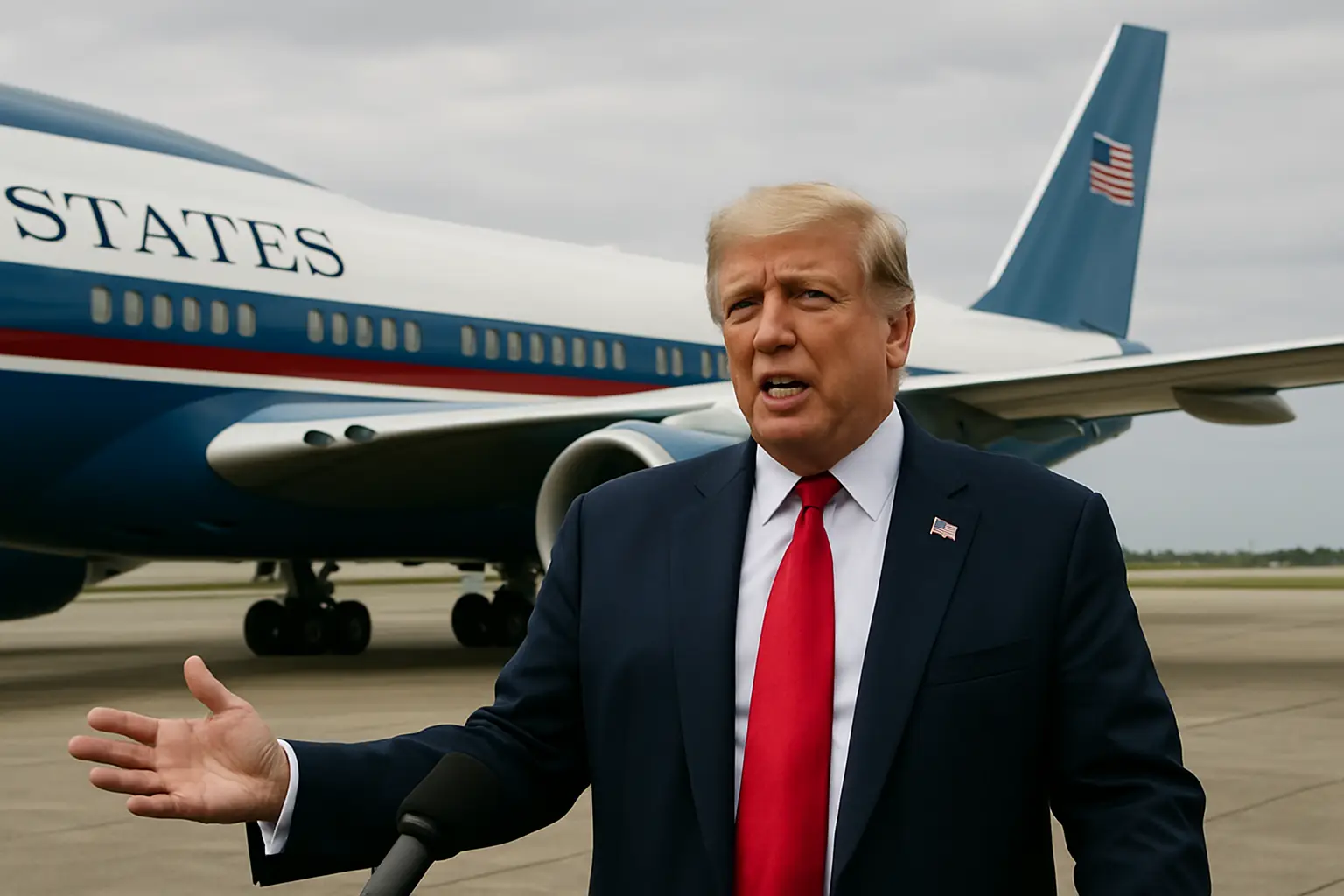 "Ein fliegendes Weißes Haus": Trump nimmt geschenkte Boeing aus Katar in Betrieb