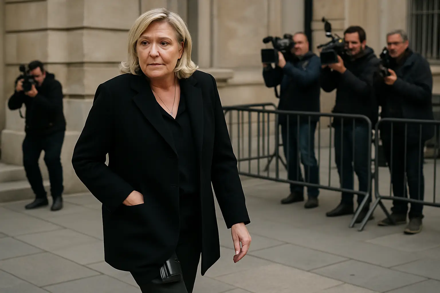 Ein Jahr Haft mit Fußfessel: Gericht bestätigt Verurteilung von Le Pen - Präsidentschaftskandidatur aber möglich