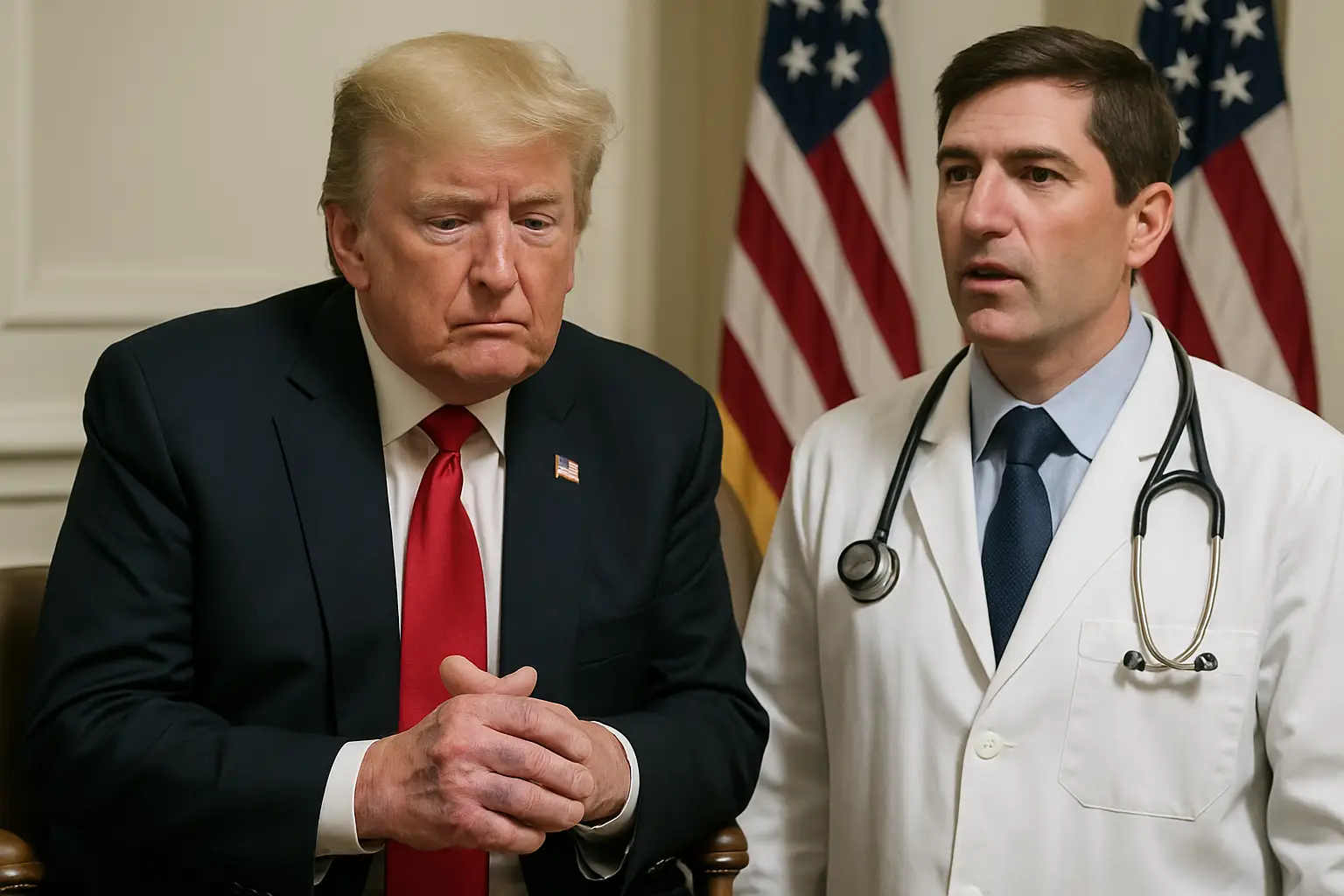 Ein paar Kilo zugelegt: Arzt: Trump physisch und geistig fit fürs Amt