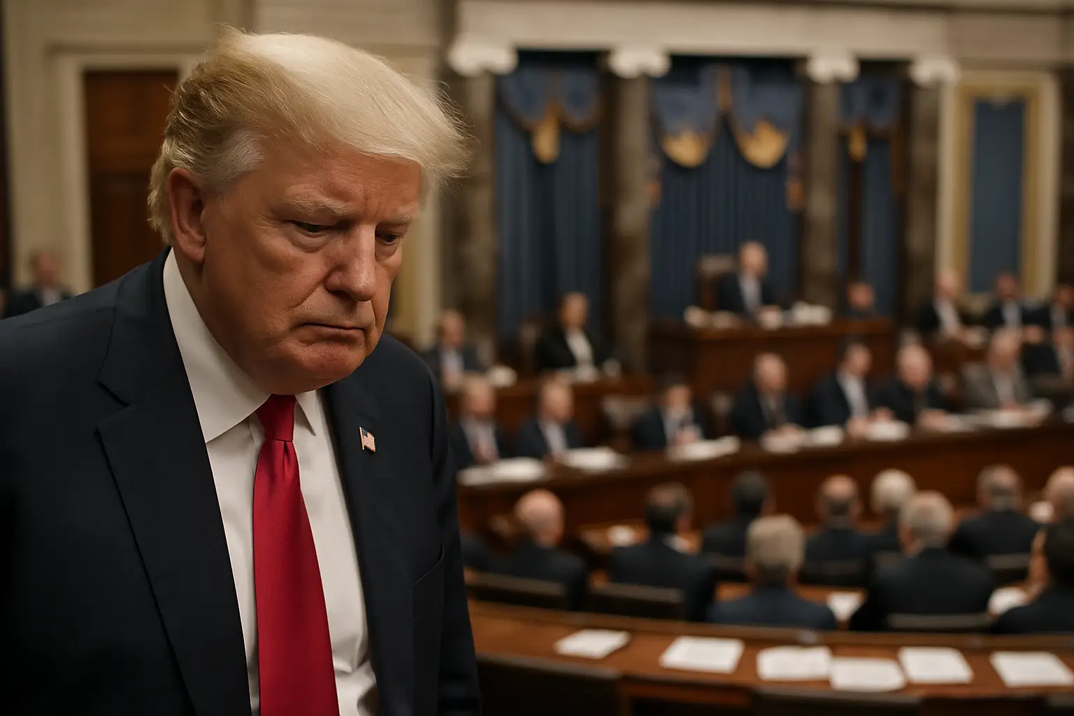 Ein paar Mal zu viel gerächt?: YOLO-Republikaner blockieren Trump