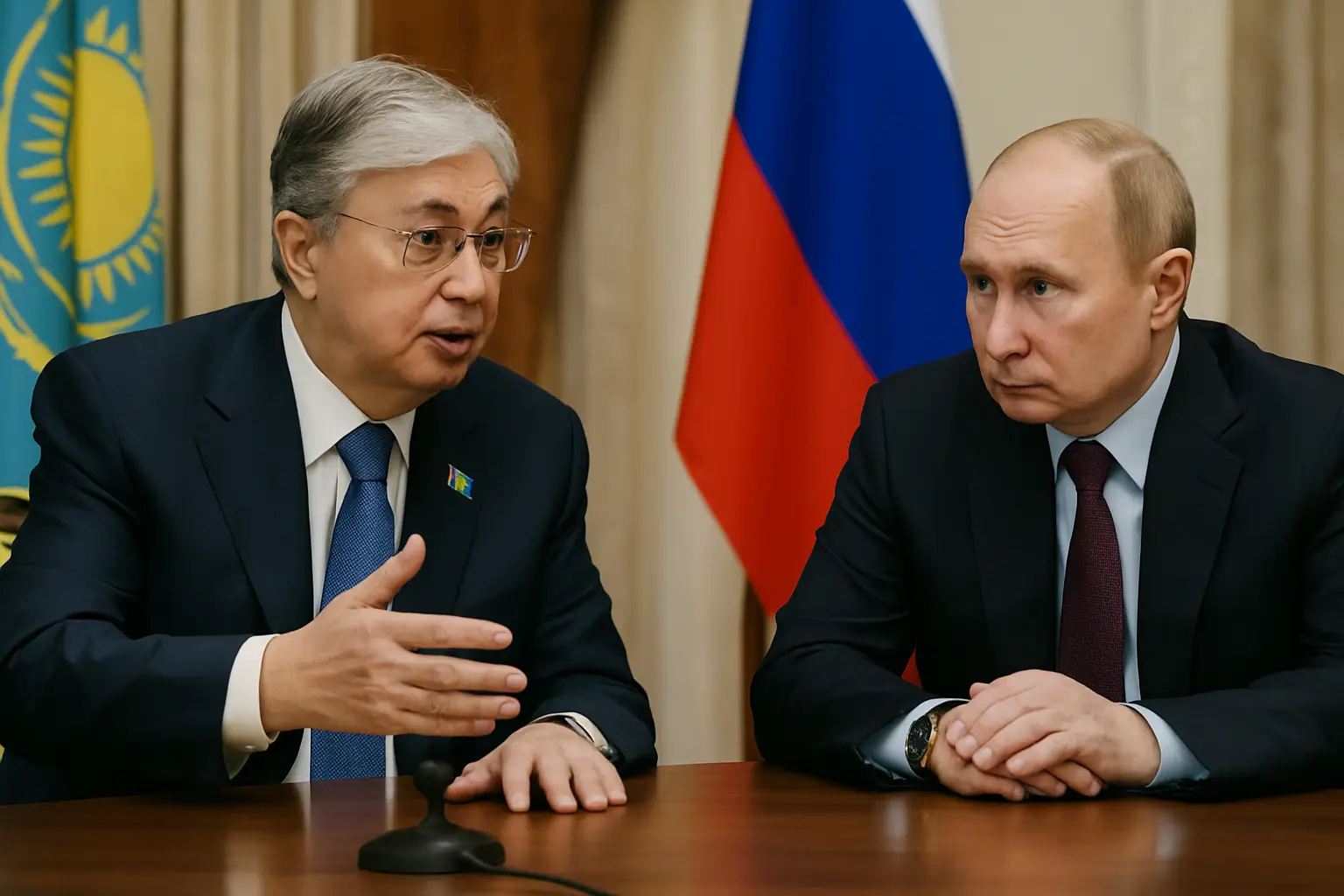 "Einfrieren" des Konflikts: Kasachischer Präsident fordert von Putin Stopp der Kämpfe