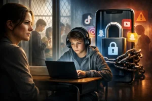 Eltern ohne Smartphone für Kinder begrüßen Social-Media-Verbot