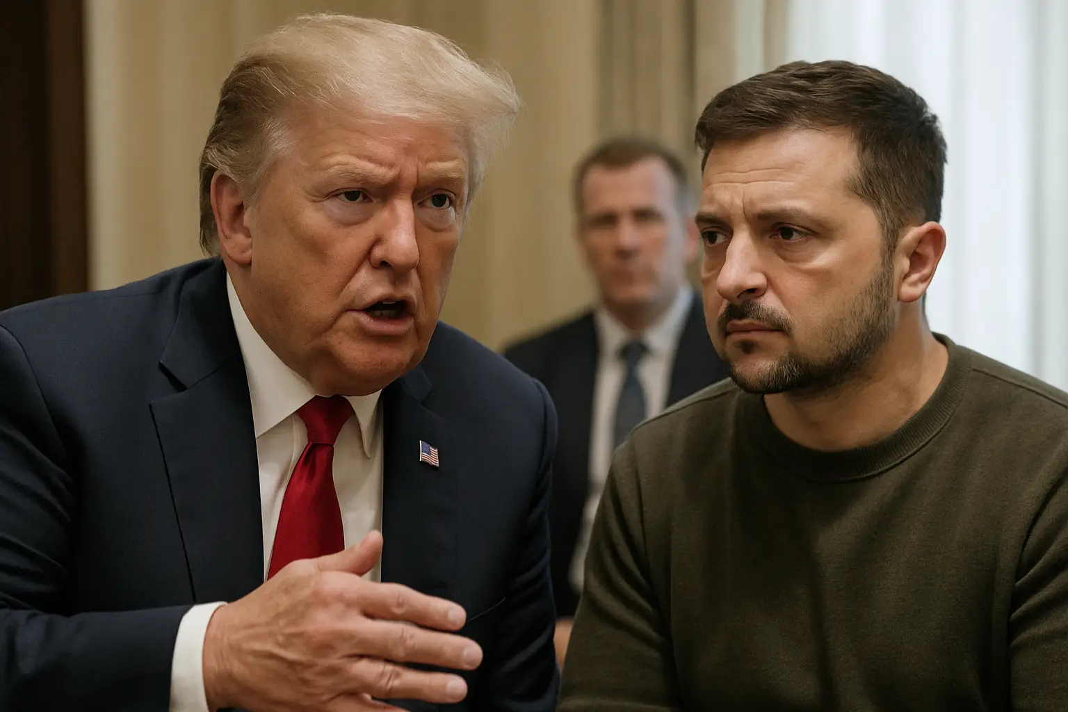 "Er ist mutig, er hat Kämpfer": Trump lobt Selenskyjs Erfolge gegen Russland