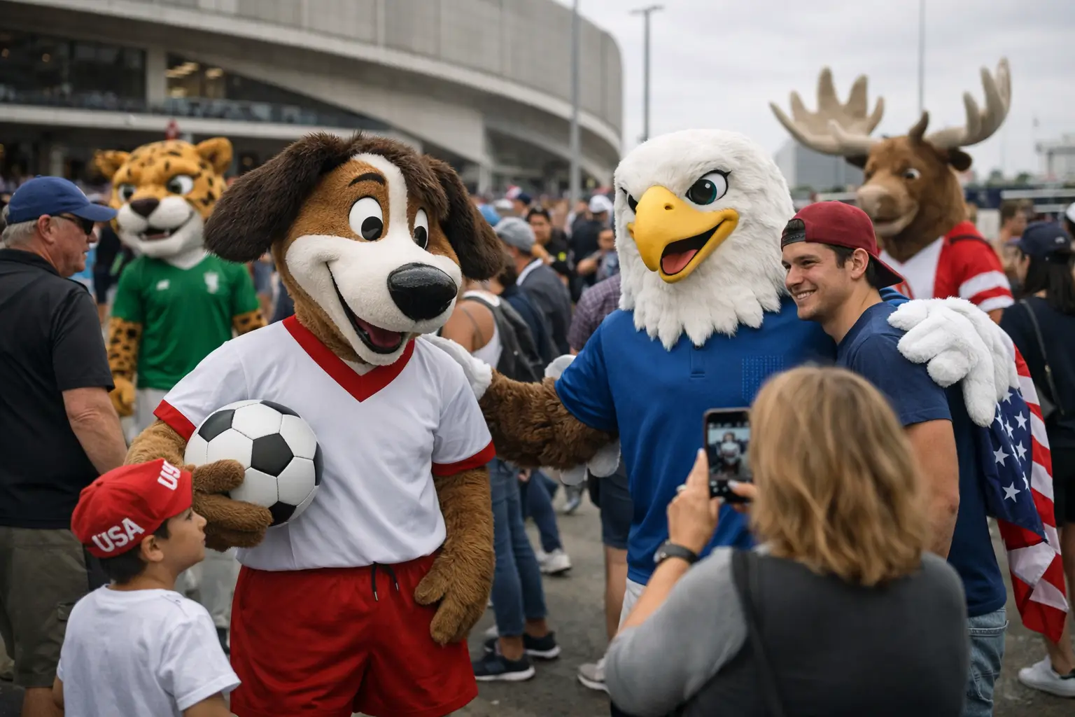 Erinnern Sie sich an Striker? Die Entwicklung der US-WM-Maskottchen