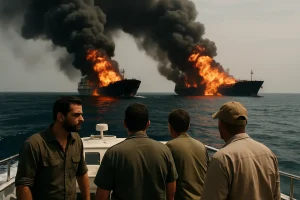 Explosion in Straße von Hormus?: Iran meldet brennende Tanker - Washington dementiert