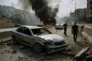 Fast 400 Tote seit "Waffenruhe": Israel bombardiert Autobahn im Libanon