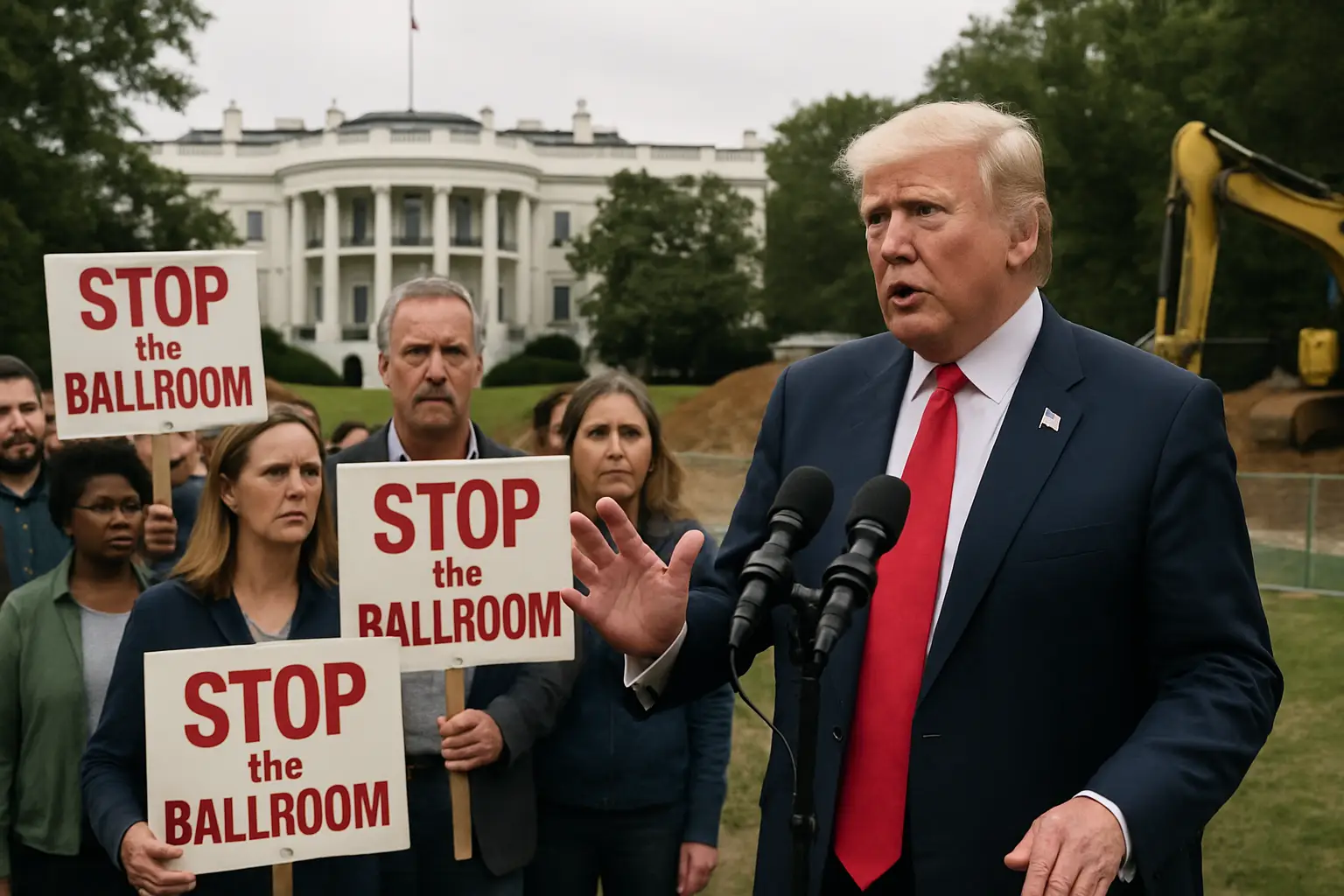 Finanzierungs-Trick blockiert: Im Ballsaal-Streit droht Trump ein finanzieller Rückschlag