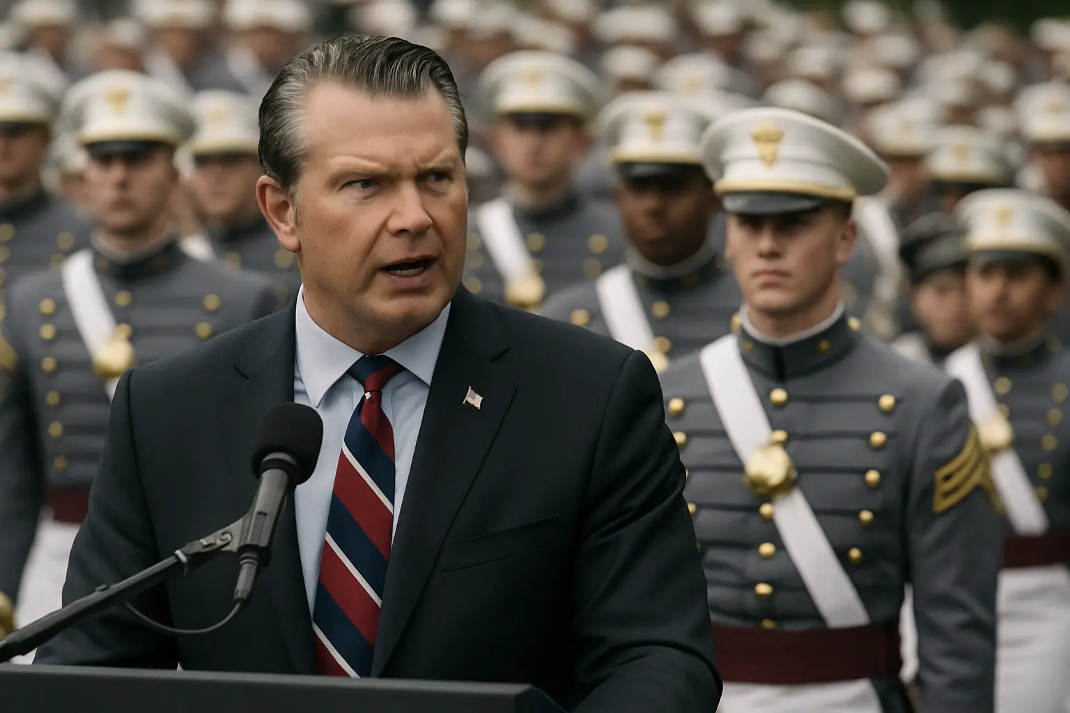 "Fit, nicht fett": Hegseth schimpft vor Westpoint-Absolventen über Diversität