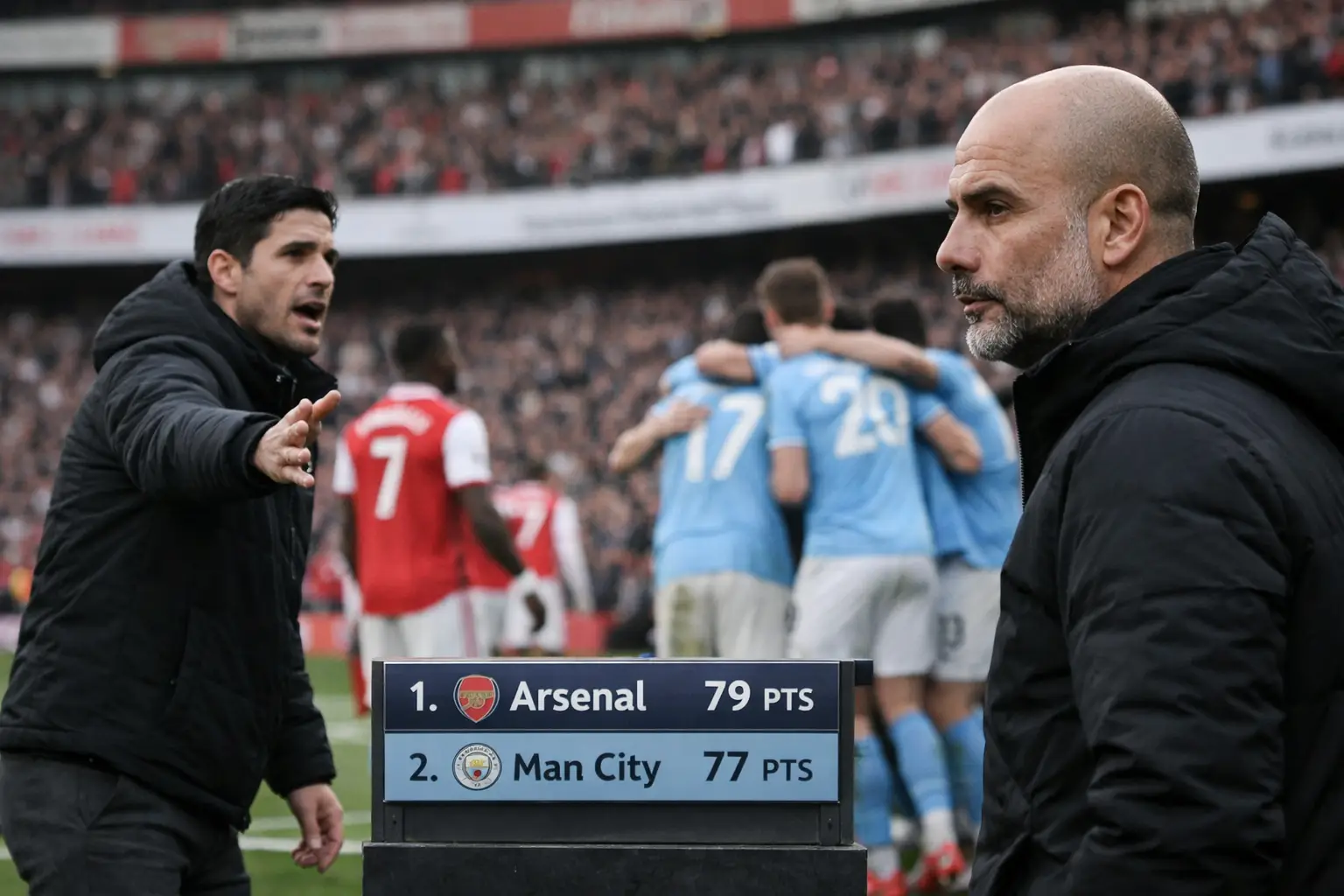 Foto-Finish: Was braucht Arsenal und Manchester City für den Premier-League-Titel?