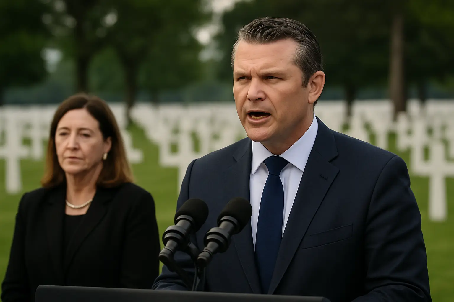 Gedenken an D-Day: Hegseth: "Frieden nur durch Stärke auf beiden Seiten des Atlantiks"