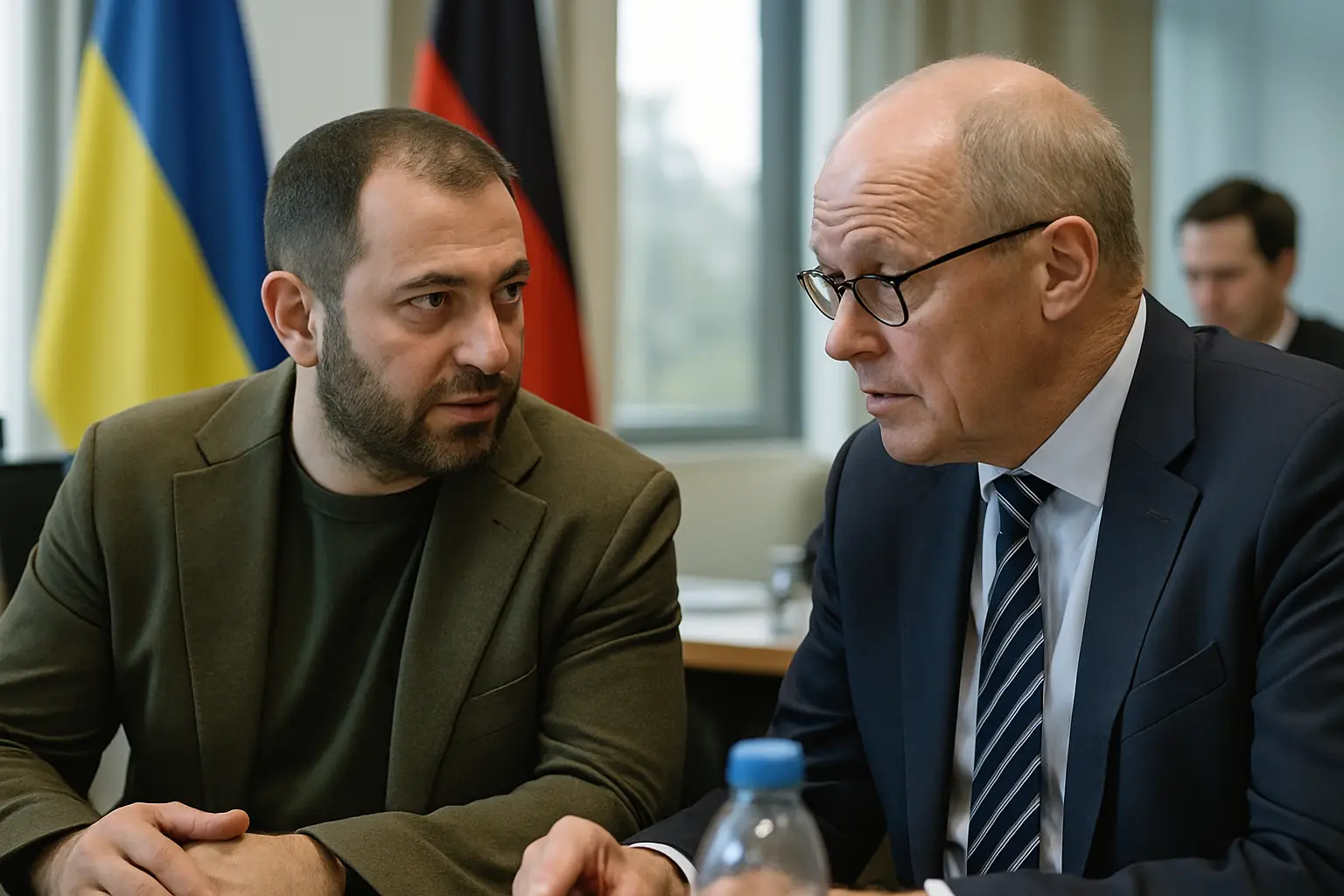 Geht es um entscheidende Frage?: Ukrainischer Chefunterhändler in Berlin