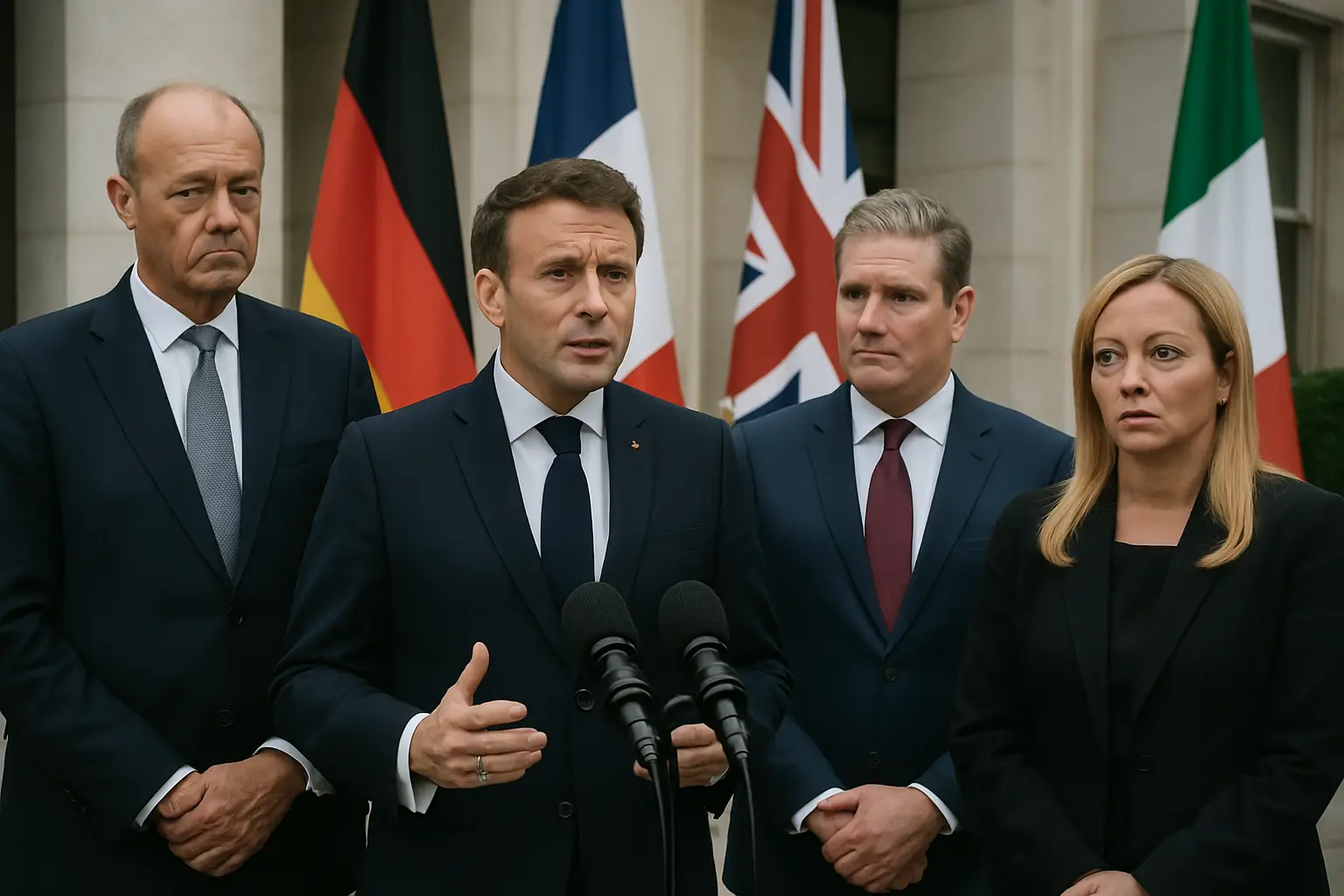 Gemeinsame Erklärung: Merz, Macron, Meloni und Starmer stellen Ende von Iran-Sanktionen in Aussicht