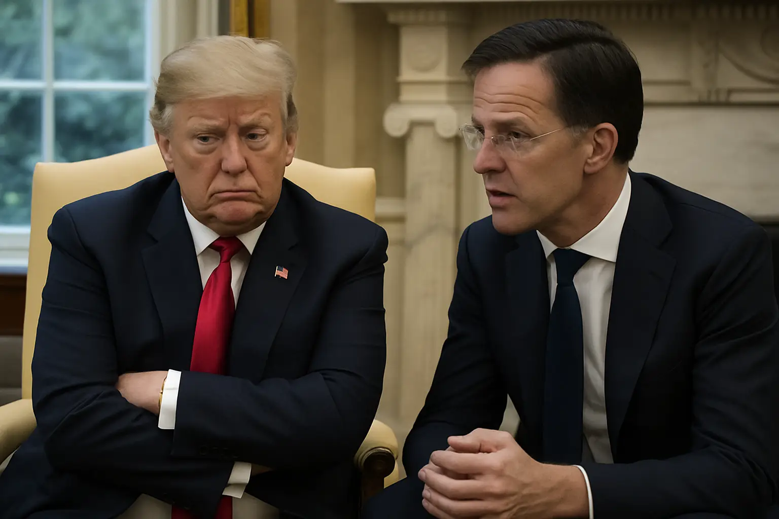 "Großartige Führungsperson": Trump empfängt Nato-Generalsekretär Rutte überschwänglich