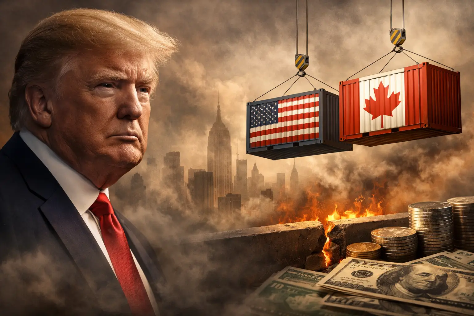 Hoekstra: Trump ernst mit Zollandrohung wegen Waldbrandrauch - National