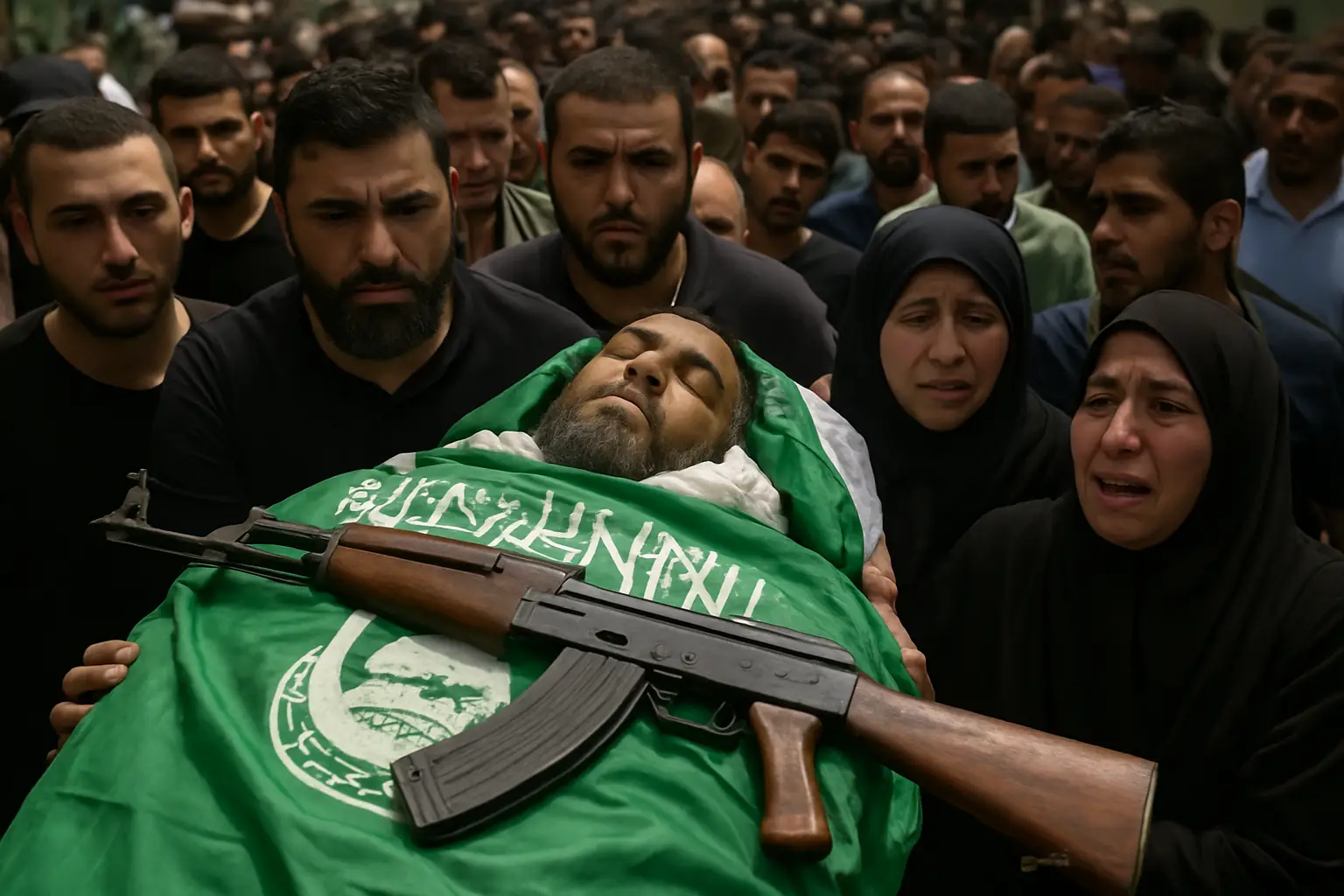 "In Tiefen der Hölle geschickt": Getöteter Hamas-Chef in Gaza beigesetzt