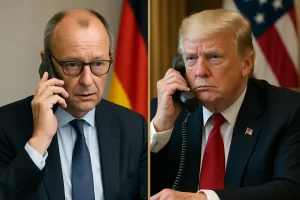 Iran, Ukraine und Nato-Gipfel: Nach wochenlangen Spannungen: Merz telefoniert mit Trump