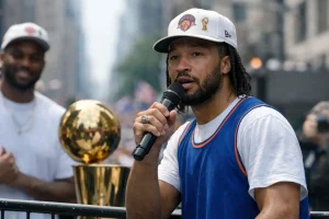 Jalen Brunson kontert Kritiker beim Knicks Meisterschaftsumzug