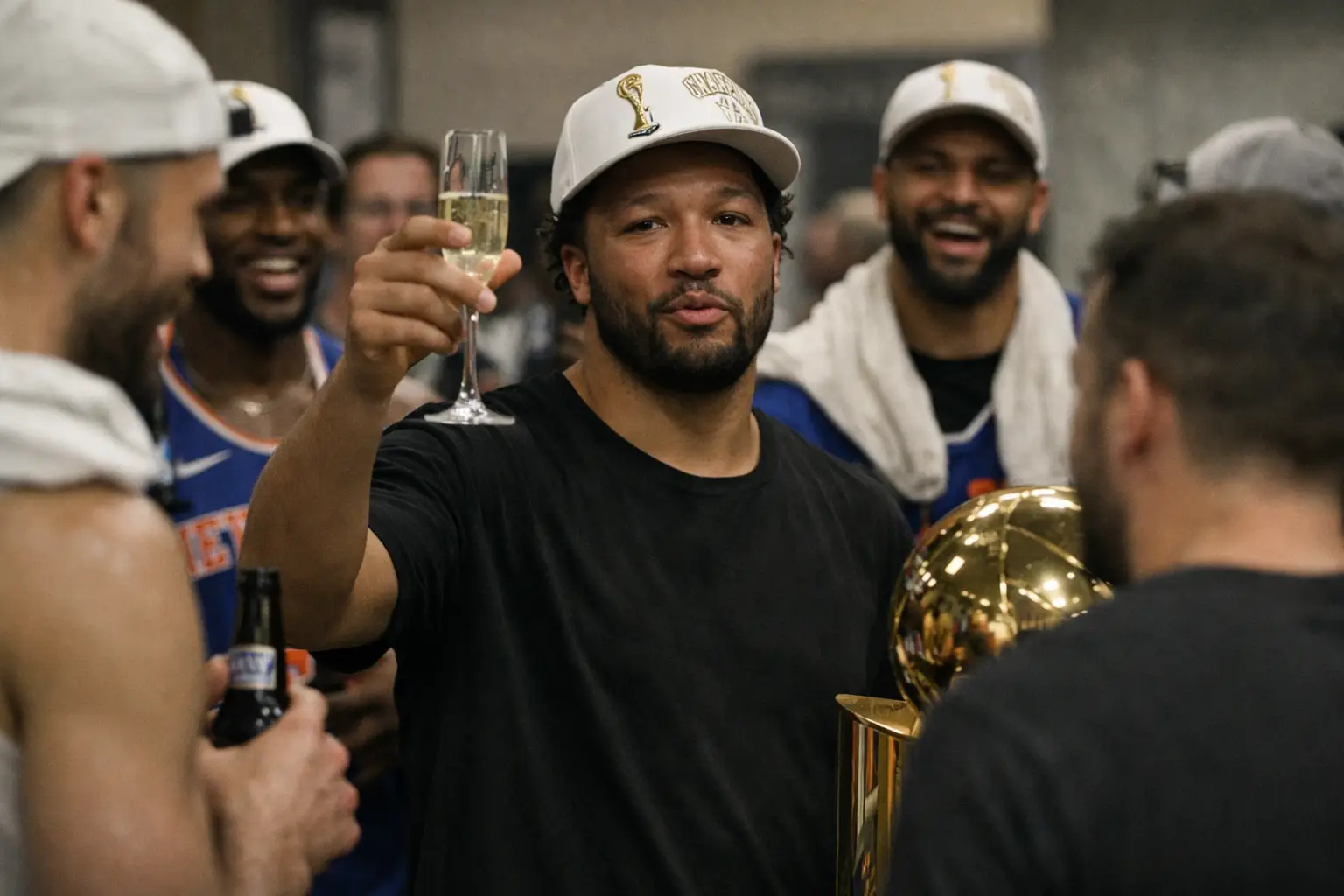 Jalen Brunson provoziert Victor Wembanyama bei Knicks-Feier