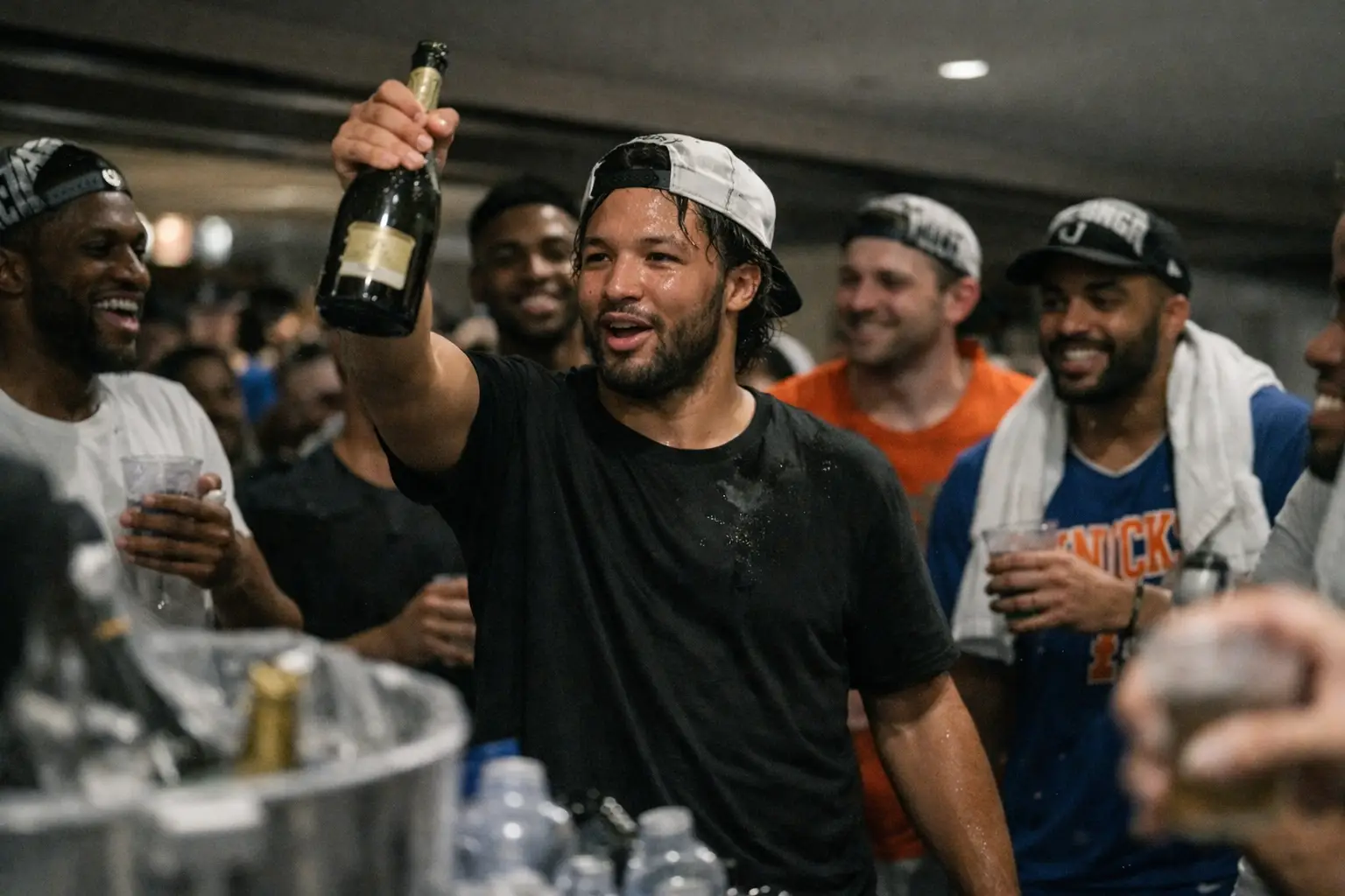 Jalen Brunson stichelt gegen Victor Wembanyama bei Knicks-Feier
