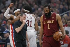 James Harden enttäuscht bei Cavaliers' Niederlage in Spiel 2 gegen Pistons