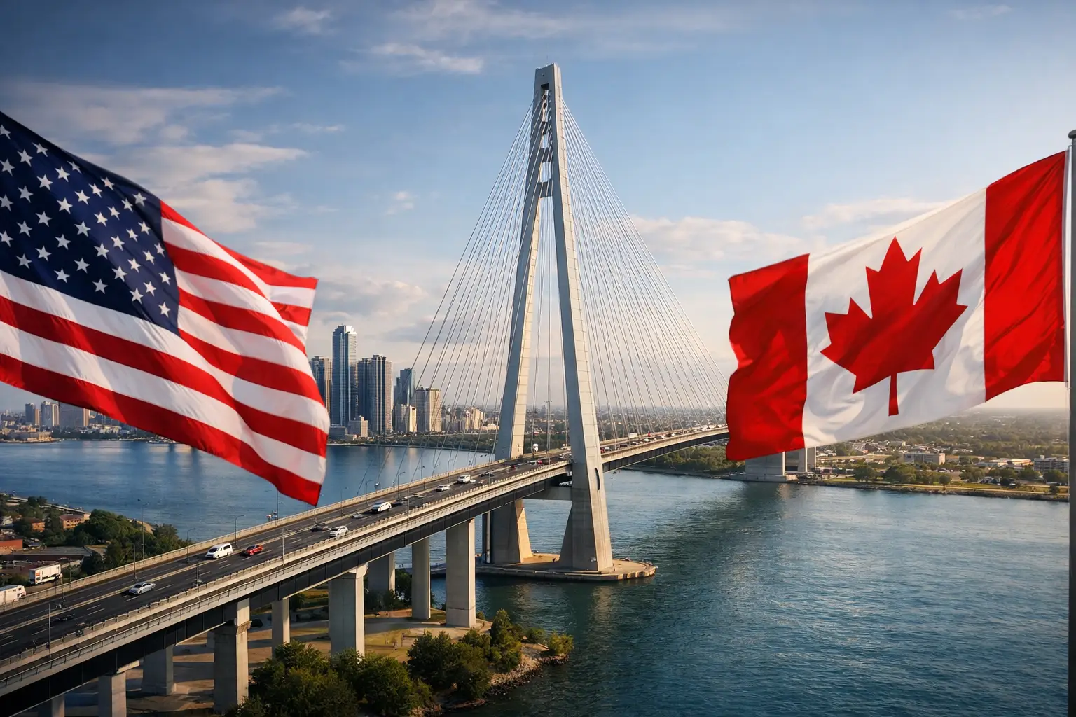 Kanada sagt Eröffnung der Gordie Howe-Brücke wegen US-Zolldrohungen ab