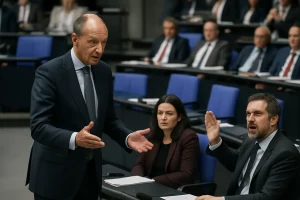 Kanzler in der Befragung: Und am Ende springt Merz dem Senegal zur Seite