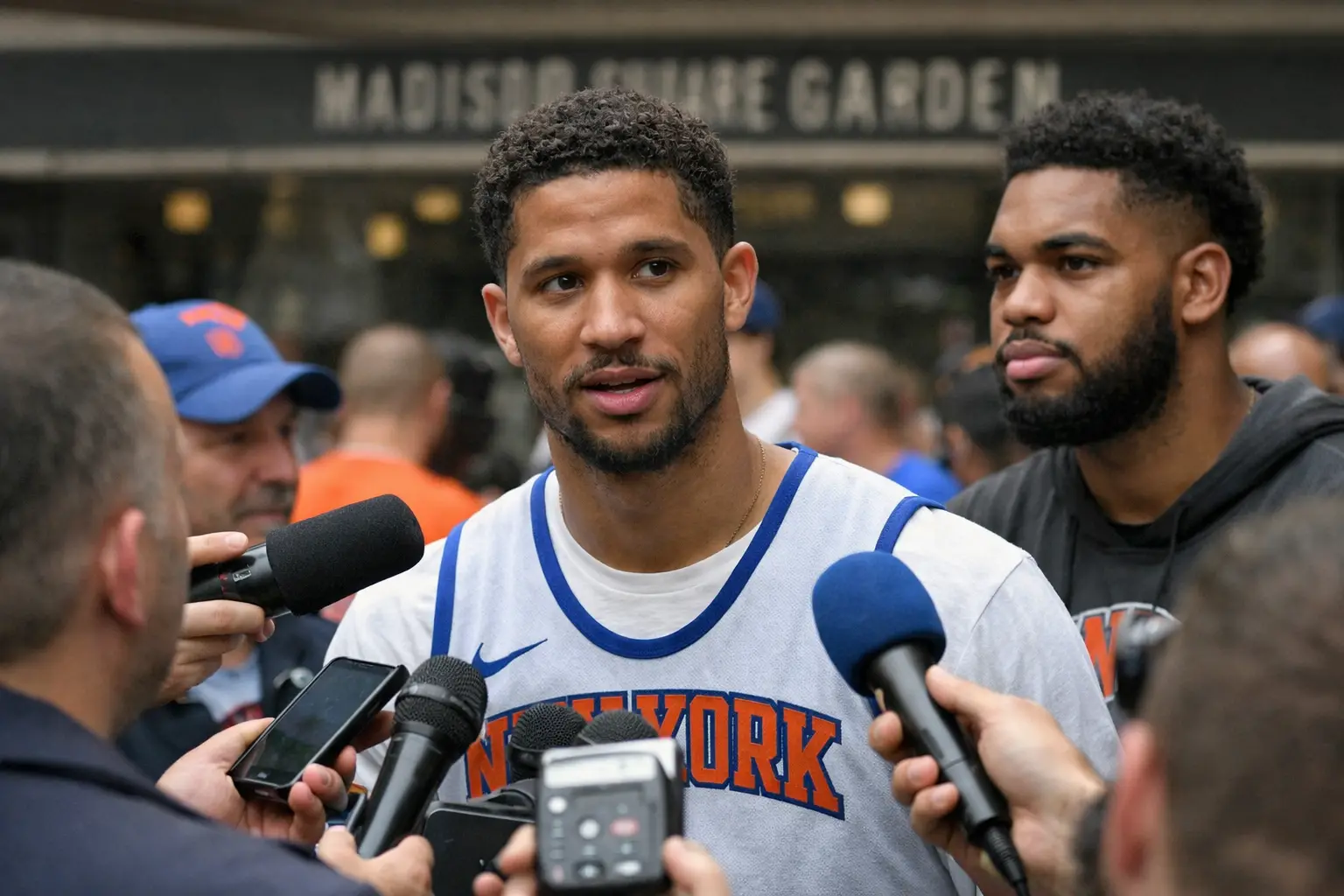 Karl-Anthony Towns fordert Knicks-Fans vor Spiel 3 der NBA-Finals heraus