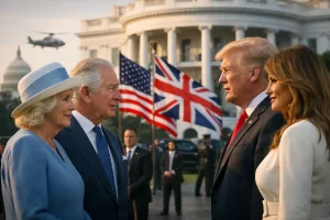 King Charles III trifft Trump bei US-Staatsbesuch trotz Spannungen
