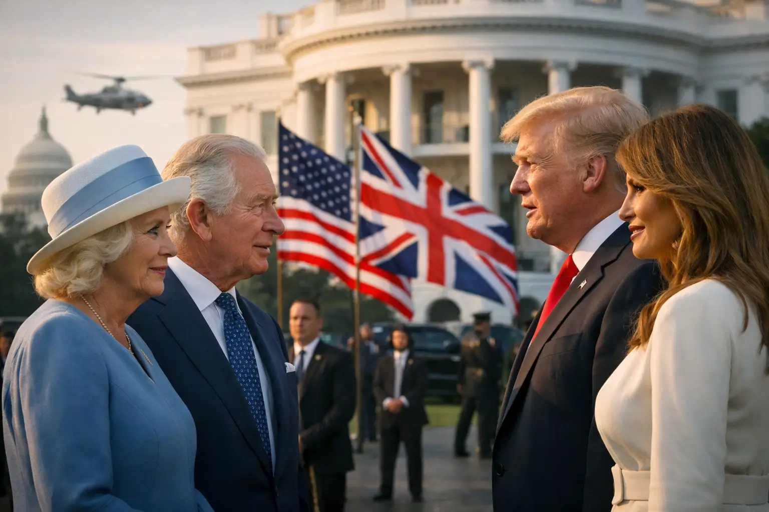 King Charles III trifft Trump bei US-Staatsbesuch trotz Spannungen