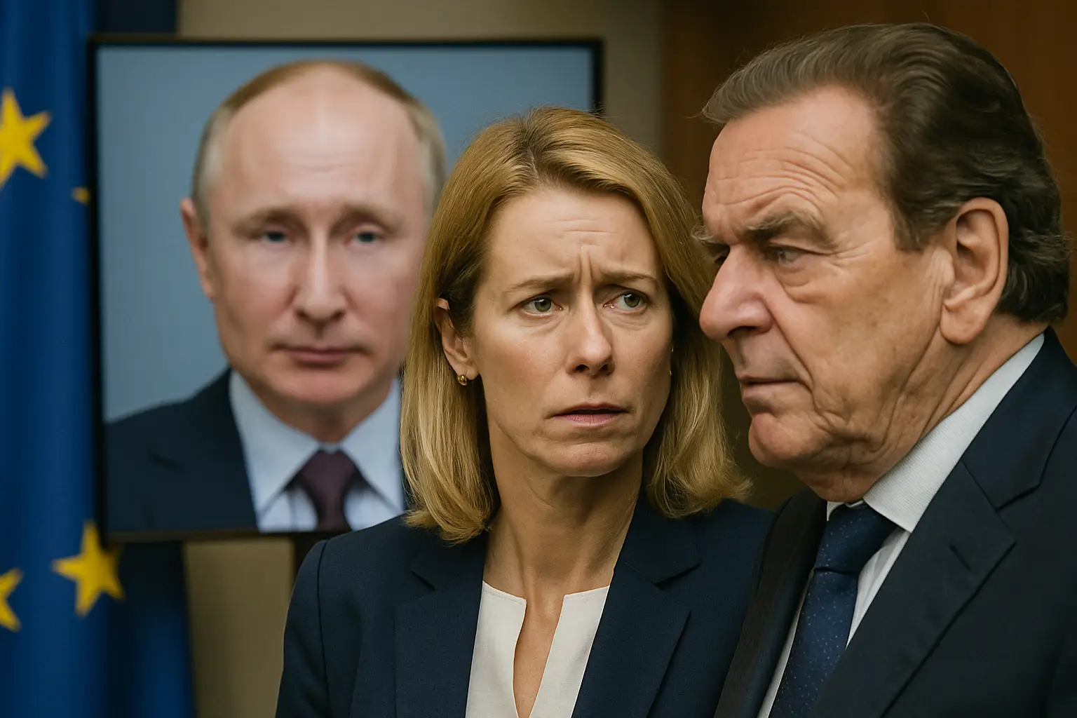 "Klar" warum Putin ihn will: Kallas will Schröder nicht am Verhandlungstisch sehen